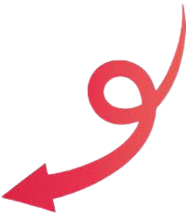 Curved Down Arrow